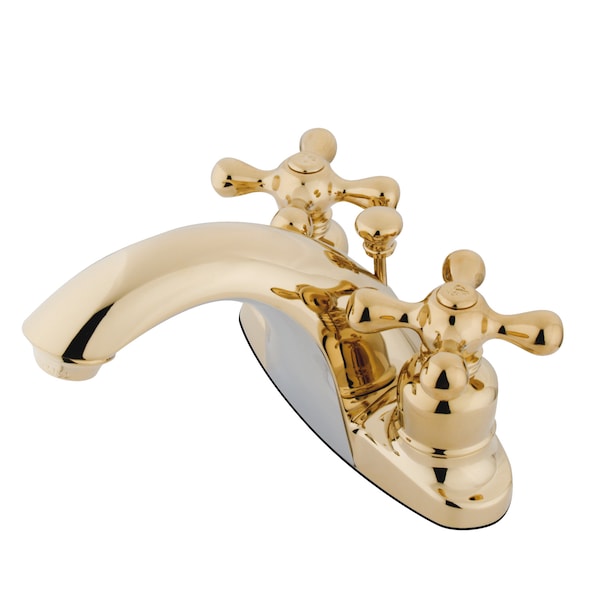Kingston Brass 4" Centerset Bathroom Faucet, Polished Brass KB7642AX - main